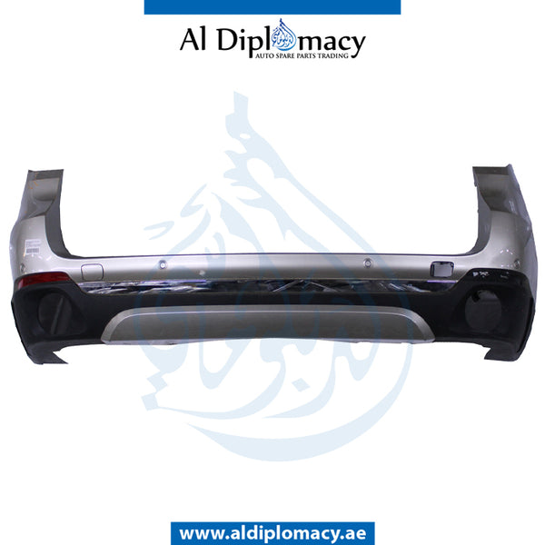 Rear Bumper, WITH SENSOR Hole, COMPLETE for BMW X5 Series F15 (2013-2018) models, Part Number UN-51127390000-CO